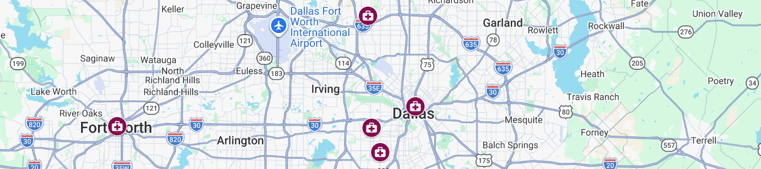 Metroplex Pin Map Locations - Metroplex Medical Centres